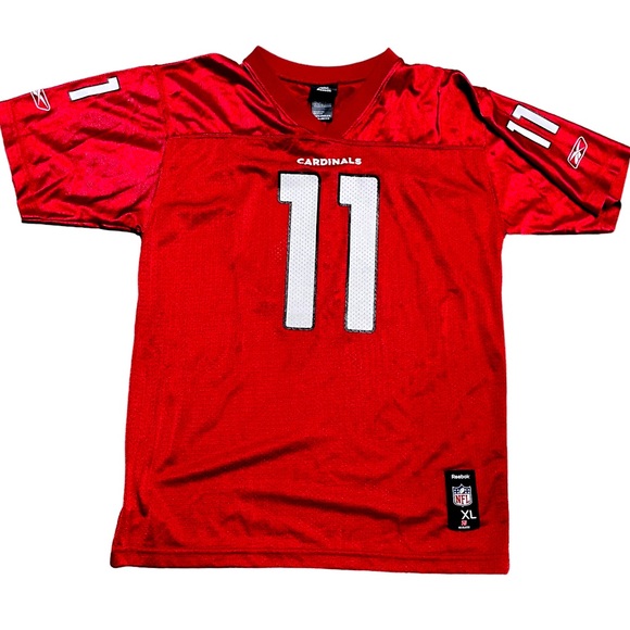 Larry Fitzgerald Arizona Cardinals Red Big Kids Jersey Size XL (18-20) - Picture 1 of 5